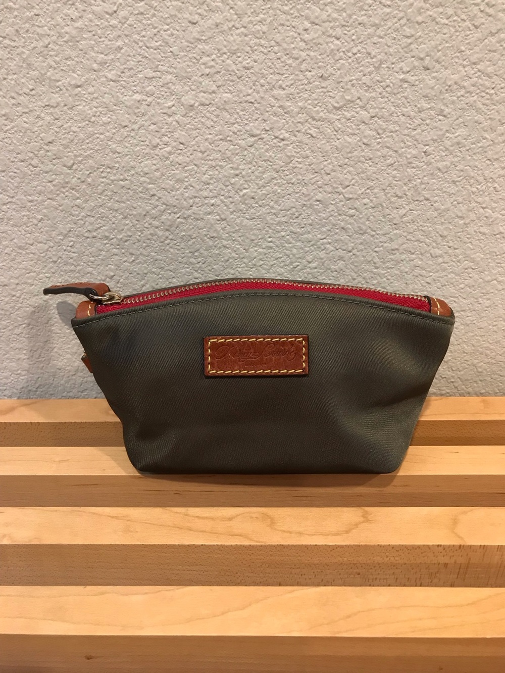 Dooney & Bourke Olive Green Zip Pouch